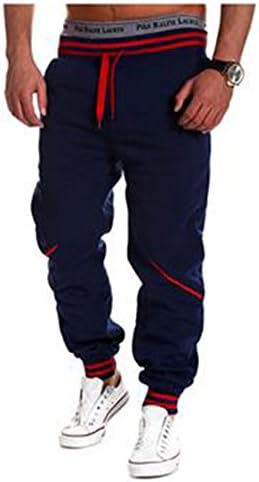 Eleery Men's Fashion Hip Hop Long Baggy Pants Sweat Gym Sports Training Joggers Fitness Casual Rope Trousers …