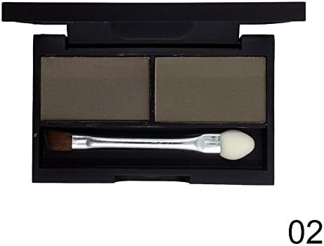 Mety Angel Brow Powder Eyebrow Shadow Kit Eye Brow Wax Palette Makeup + Eyebrow Brush (2)