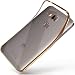 Produktbild moex Huawei G8 | Hülle Silikon Transparent Gold Chrom Back-Cover Silikonhülle Dünn Schutzhülle Handyhülle für Huawei G8/G8X Case Ultra-Slim Tasche TPU