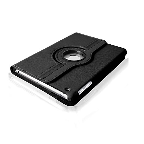 Generic Premium Smart PU Leder Schutz Hülle 360 Grad Schwenkbar drehbar für Apple iPad 4/3/2 schwarz - 6