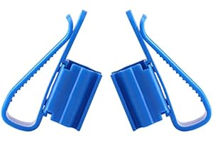 ZERODIS 2Pcs Pipe À Eau Clip Professionnel Multifonction En Plastique Taille Moyenne Réservoir De Poissons Montage Tuyau Pince Aquarium Équipement Accessoires