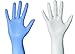 Produktbild Handschuhe-Set (200 Stk.) aus Nitril, puderfrei, unsteril, beidhändig und mit angerauten Fingerspitzen / in blau oder weiß, Größen: S, M, L oder XL (A6 - L, Weiß)