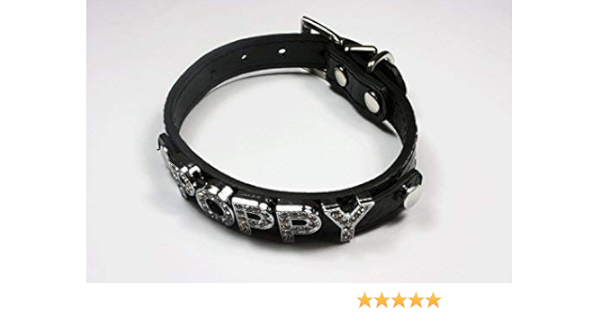 personalised diamante dog collars