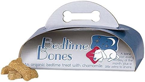 Bedtime Bones, Organic Dog Bone Treats with Chamomile to Help Your Dog Sleep (1 Pack)