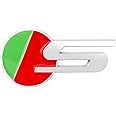 WANDEFA Car Badge Emblem for Jaguar R S XF XE XJL XJR F-PACE, Car Body Self Adhesive Sticker Decals Decorations Exterior Styling Accessories,B