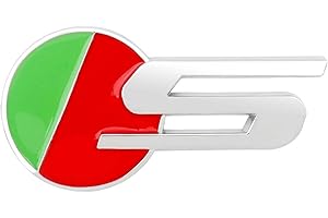 WANDEFA Car Badge Emblem for Jaguar R S XF XE XJL XJR F-PACE, Car Body Self Adhesive Sticker Decals Decorations Exterior Styling Accessories,B