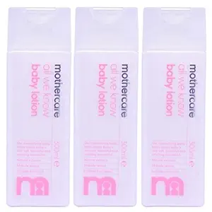 Mothercare All We Know Baby Lotion (300ml, Pack of 3)