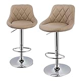 Die Barhocker verfügen über einen stabilen Fuß mit einer Anti-Rutsch-Gummierung, die für mehr Sicherheit beim Sitzen sorgt.