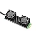 Produktbild eamqrkt M.2SSD Festplatte Kühlerlüfter Mini Stummschaltung Leichtes 3P Netzteilanschluss Kühlkörper,C