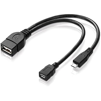 Adattatore USB OTG Per Fire TV Stick - Micro USB Con Alimentazione, Nero, 2 Pezzi - Foto 3