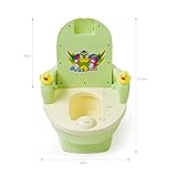 Fascol Kindertoilette mit hoher Rückenlehne und Haltgriff Töpfchen Babytopf - 6