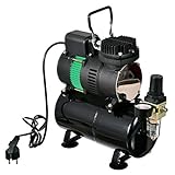 Compresseur aérographe avec réservoir de 3 l et 2 ventilateurs d'air - Le meilleur outil de performance pour aérographe Mini pistolet