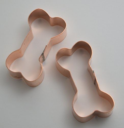 Pair of 2.5 Inch Little Dog Bone Cookie Cutters by The Fussy Pup Dog Collection