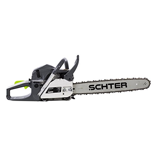 SCHTER Benzin Kettensäge Motorsäge 52CC Grau - 2