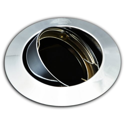 Einbaustrahler 104S-TP Einbaulampe Einbauleuchte Spot Einbauspot GU10 Chrom Einbauspot - 3