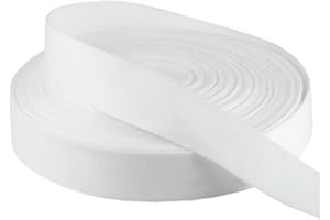 1FIGHT1, Rouleau de Ceinture Blanche en Coton, 25 mètres