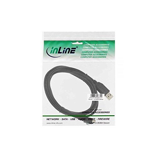 InLine® Micro-USB 2.0 Kabel, USB-A Stecker an Micro-B Stecker, 0,5m - 3