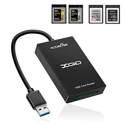 Eletrand XQD Card Reader USB 3.0 XQD lettore di schede di memoria compatibile con Sony G/M Series USB Mark XQD-Karte, Lexar 2933x / 1400x USB Mark XQD Card per Windows/Mac OS