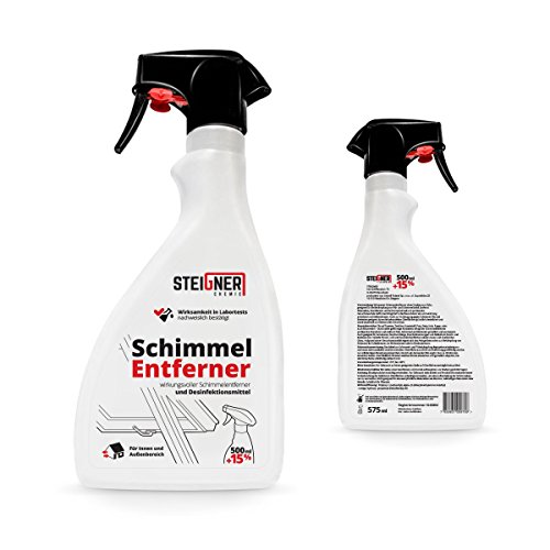 Steigner Anti Schimmelentferner Schimmelpilz Entferner Spray chlorfrei Schimmelvernichter-/reiniger Bad Dusche Polster Holz, 1 Stück, 52563222 - 3