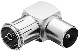 Conecto Adapter kątowy 90° – wtyczka IEC na gniazdo, połączenie złączy IEC