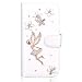 Produktbild Unendlich U Glücklich Engel Blumen 3D Glänzend Strass Handy PU Ledertasche Schutzhülle mit Standfunktion Kartenfächer für iPhone 6 Plus/6s Plus 5.5 Zoll