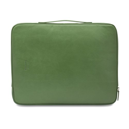 Picard 8112 Busy Gras - praktische Tasche für Laptop/Notebook (15,4 Zoll), Rindsleder