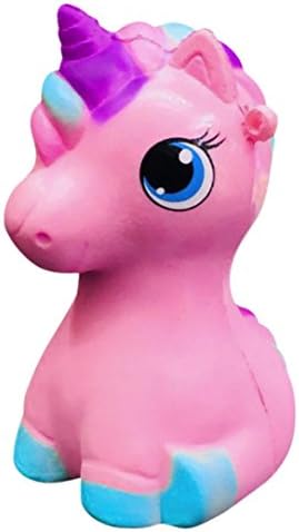 Pochers® Pink Unicorn Squishy Cream Scented Slow Rising Cute Toy Stress Balls Squeeze Decompression Toys Kids Adults Gift For Stress Relief
