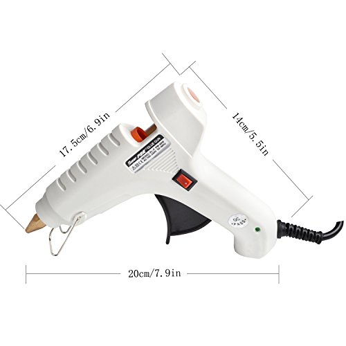 Super PDR 60w 12v Mini Heißklebepistole Klebepistole mit mechanischem Vorschub und hitzeisolierter Düse / Set mit Pattex Heißklebepistole - 7