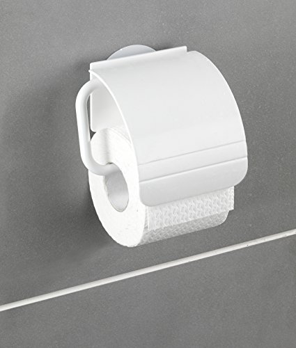 Wenko 22267100 Toilettenpapierhalter PVC 15 x 5 x 14 cm, Weiß - 3