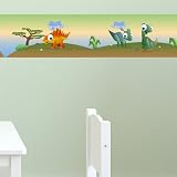 Wandkings Bordüre „Bunte Dinos“ Länge: 450 cm, selbstklebend, für’s Kinderzimmer - 4