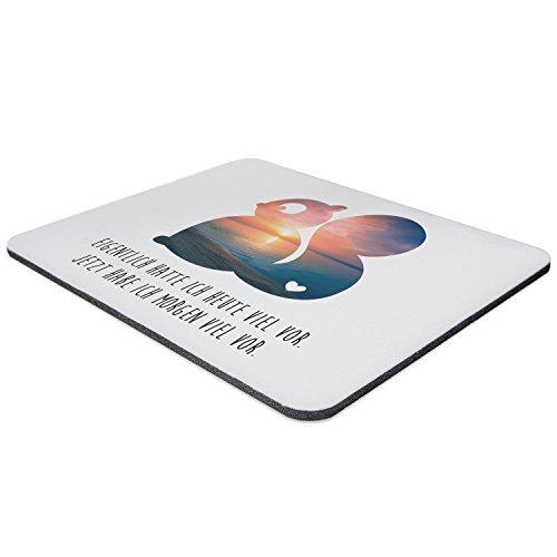 Mr. & Mrs. Panda Mauspad Druck Eichhörnchen – 100% handmade & handbedruckt – Eichhörnchen, Eichhorn, Wood, Wald, Waldtiere Mouse Pad, Mousepad, Computer, PC, Männer, Mauspad, Maus, Geschenk, Druck, Schenken, Motiv, Arbeitszimmer, Arbeit, Büro Eichhörnchen, Eichhorn, Wood, Wald, Waldtiere - 2