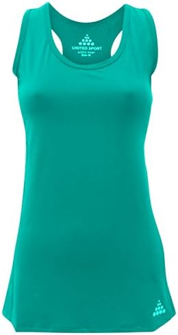 Womens Ladies Tank Top Sports Vest Sleeveless Top Tee Cool Dry Moisture Wicking Racer Back Stretch Athletic Fitness Active