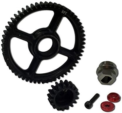 TOP SPEED RC WORLD 57T/17T Steel Gear Set For Hpi RV KM GTB Baja 5B 5T 5SC