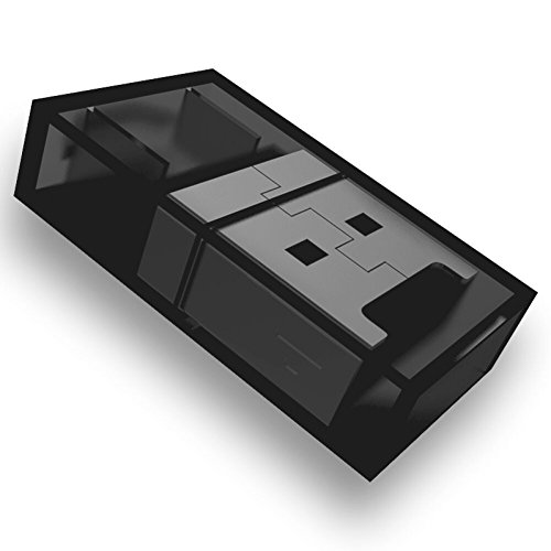 Mini USB A Adapter für microSD / SDHC / T-Flash Karten Leser Card Reader Kartenlesegerät|LED|(schwarz) - 3