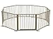FoxHunter Portable Baby Child Children Foldable Playpen Play Pen Room Divider Wood Wooden 8 Side Panel Heavy Duty New