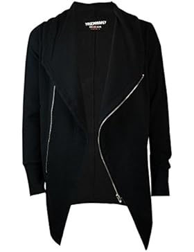 trueprodigy Casual Herren Marken Sweatjacke einfarbig Basic, Oberteil cool und stylisch Vintage (Langarm & Slim...