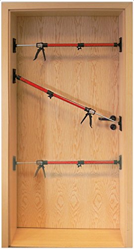 3 Türspanner Türfutterstrebe Türspreize Zargenspanner 50-115cm, 30kg Stahl - 2