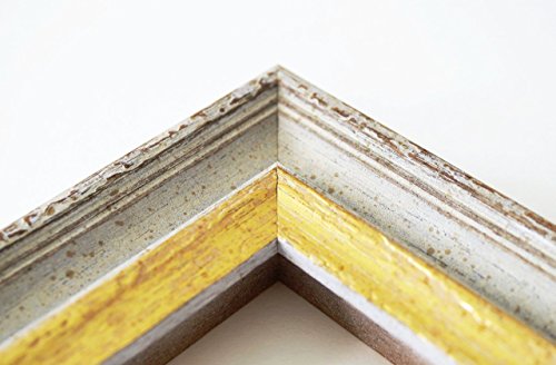 Spiegel Wandspiegel Badspiegel Flurspiegel Garderobenspiegel – Über 200 Größen – Trento Beige Gold 5,4 – Außenmaß des Spiegels DIN A2 (42,0 x 59,4 cm) – Wunschmaße auf Anfrage – Antik, Barock - 4