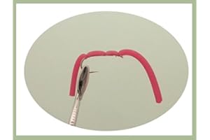 TROUTFLIES UK BUGS AND WORM FLIES 6 Pack of Squirmy Red Worm, Trout Fishing Flies, Size 10