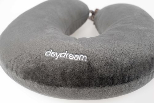 daydream: Reise-Nackenkissen mit Mikroperlen, grau (N-5003) - 4