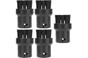 QCWWY Szczotka do czyszczenia parowca, szczotka do maszyny parowej Szczotka wymienna do parowca Czarna szczotka do czyszczenia parowca do Kärcher SC1 SC2 SC3 SC4 SC5