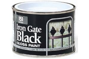 151 Coatings Iron Gate Gloss Paint 180ml Black (469347)