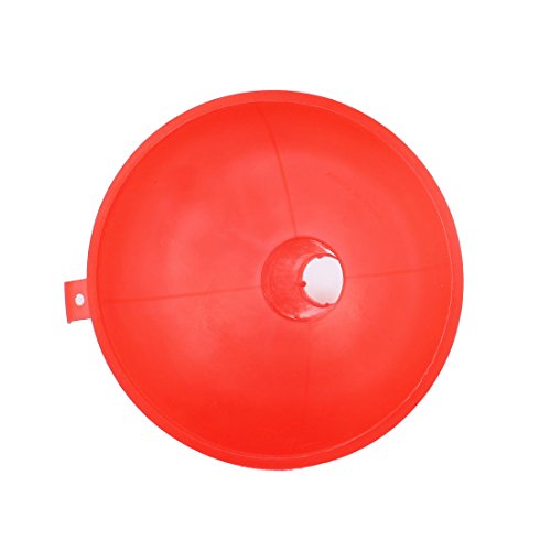 17cm Durchmesser Rot Labor Küche Kunststoff Filter Trichter flüssiges Öl - 3