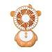 Produktbild Ritapreaty USB Fan Desktop Kleiner Lüfter, Affenförmiger Tischventilator mit Nachtlicht