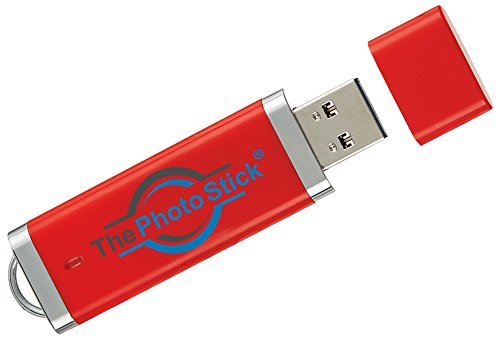 ThePhotoStick 128 - Easy, One Click Photo and Video Backup, 128GB
