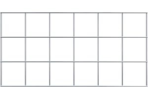 ‎GABIONA Gabionen Gitter 10 x 10 cm Maschenweite (60 x 30 cm)