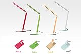 (Grün) 7W LED dimmbar schreib Tischlampe 600 lumen Klemmleuchte 48 LEDs mit Touch Funktion 5500-6500 Kelvin AC90-240V DC12V Universal - 3