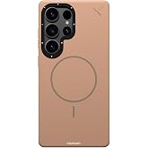 Samsung ile Uyumlu Galaxy S25 Ultra Kılıf M-safe Şarj &Ouml;zellikli Youngkit Dynamag Serisi Kapak Gold