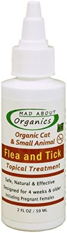 Mad About Organics All Natural Cat / Small Animal Flea &amp; Tick Topical Drops 2oz