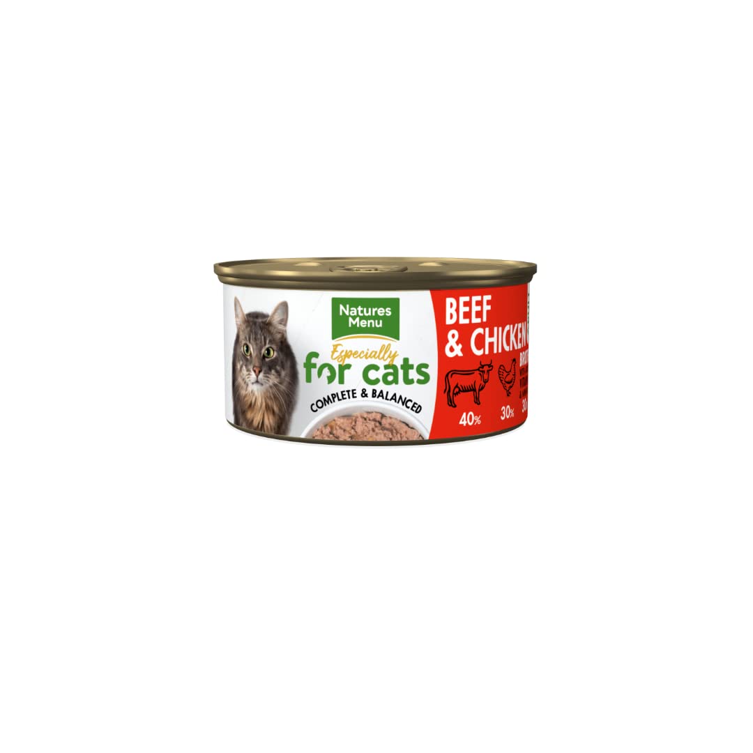 Natures Menu Especially for Cats Beef & Chicken Cans 18x85 gram
